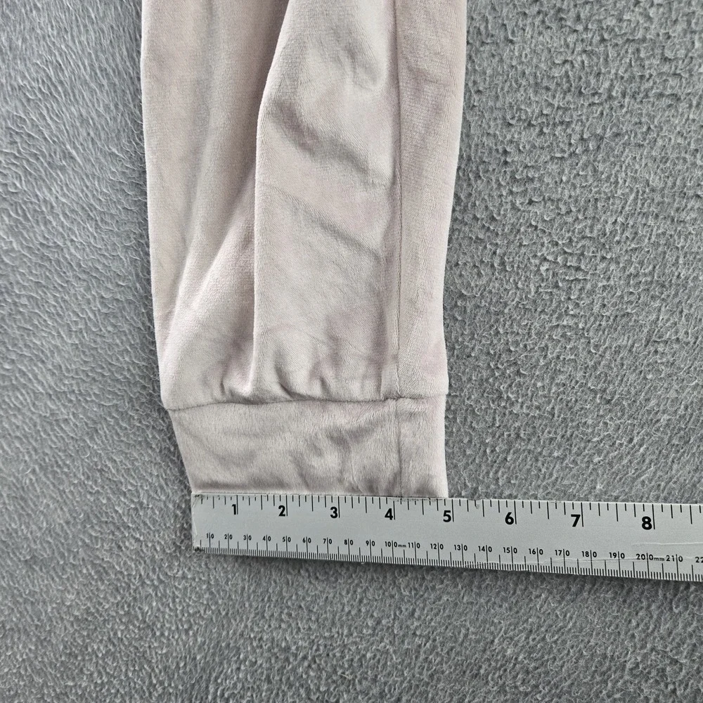 Juicy Couture Women Sleepwear XL Pink Pajama‎ Jogger Velour Rhinestones
